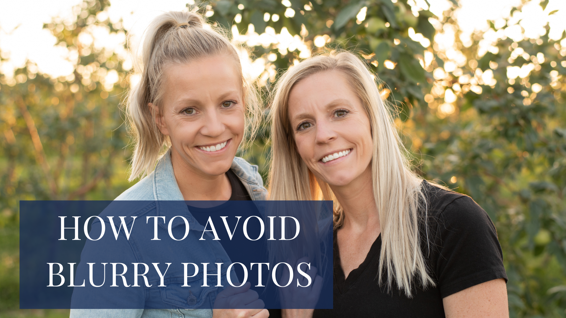 HOW TO AVOID BLURRY PHOTOS DSLR PHOTOGRAPHY TIPS