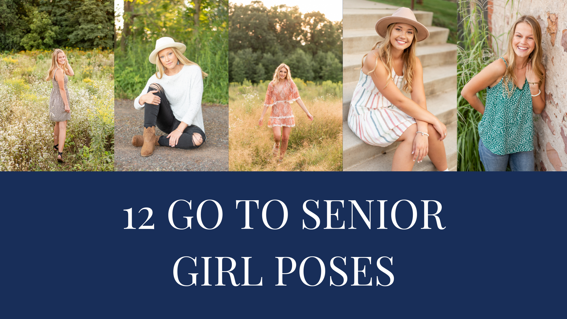 Poses for Senior Girl Portraits
