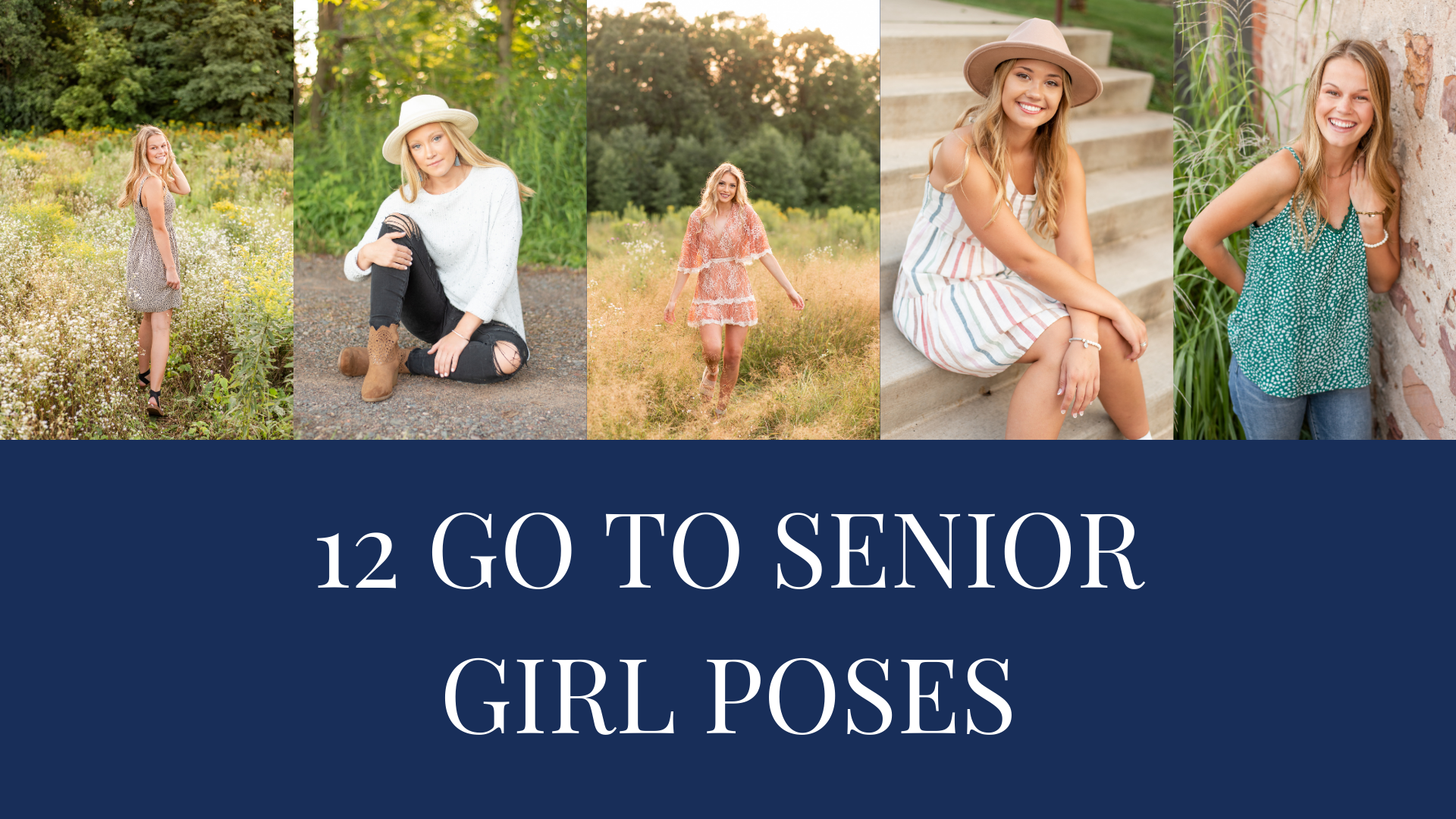 Poses for Senior Girl Portraits 