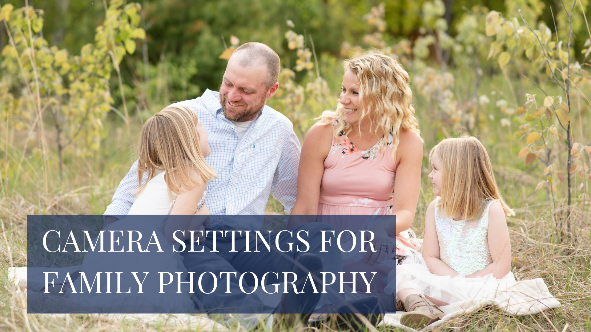 camera settings for portrait photography - family photography