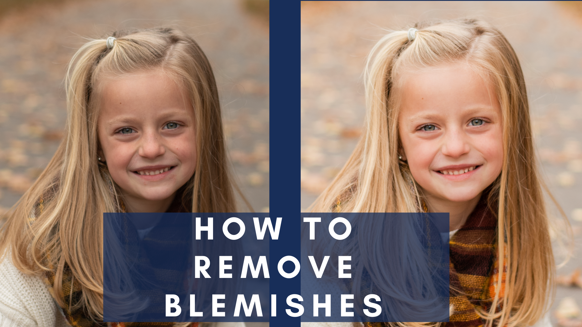 how to remove blemishes in lightroom