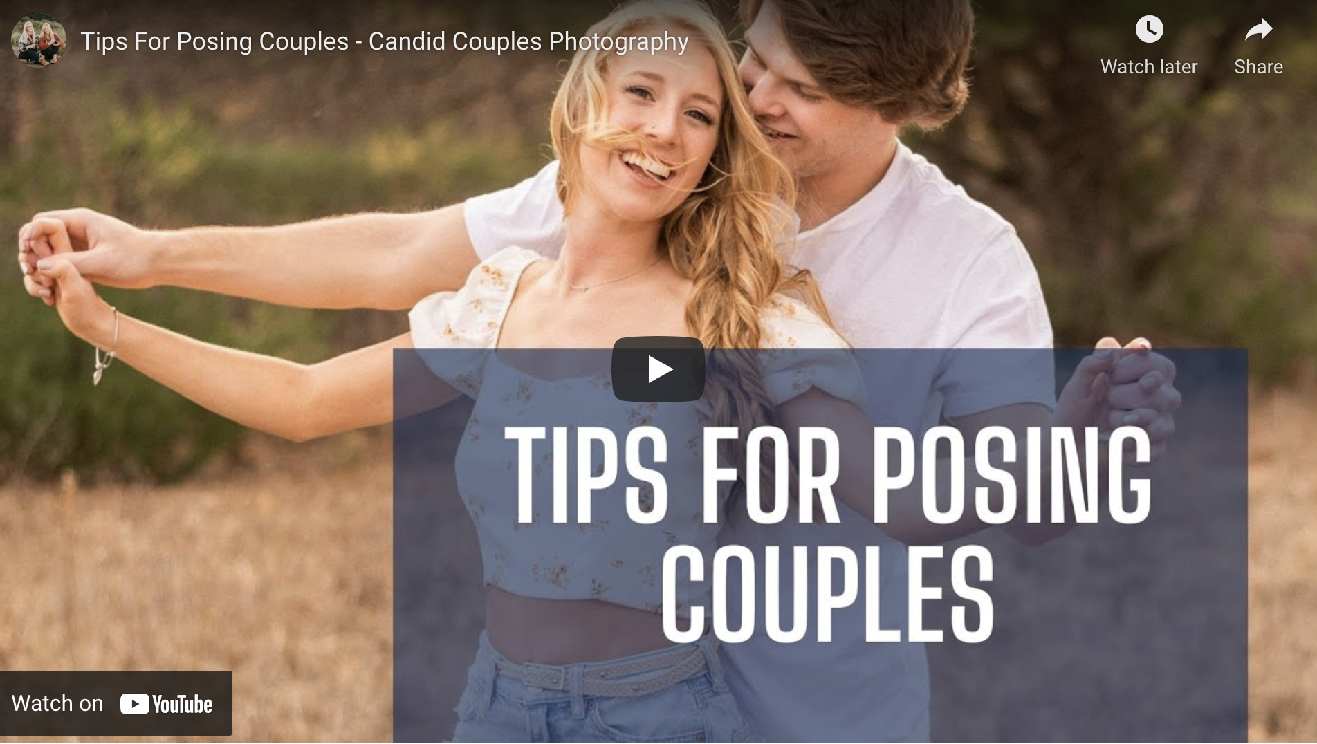 Couples Posing Tips