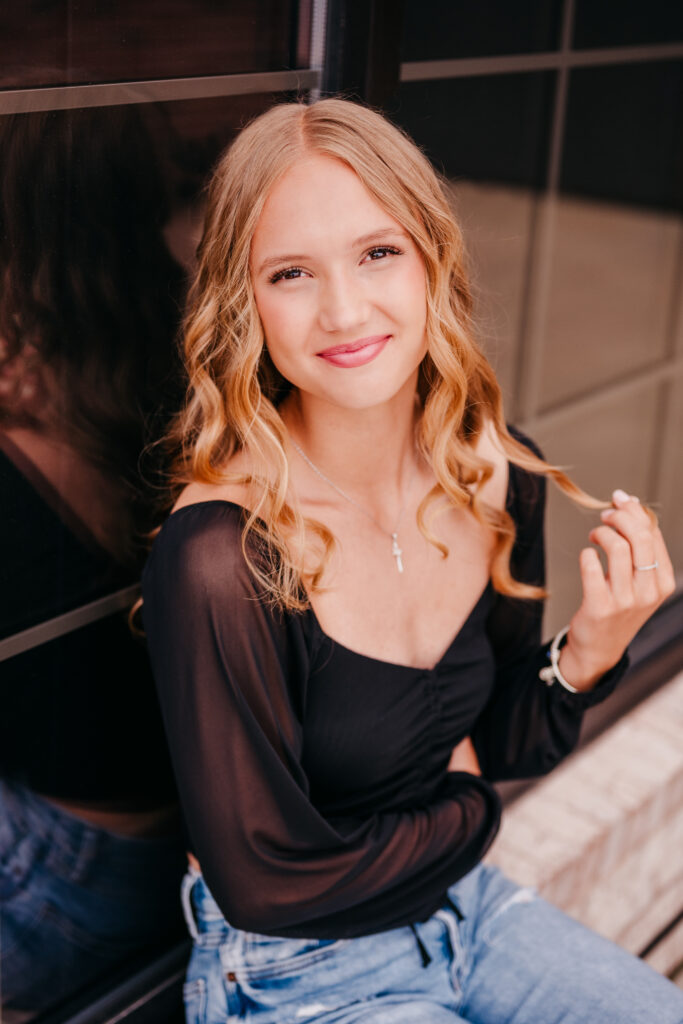 Natural light portrait with soft, even lighting