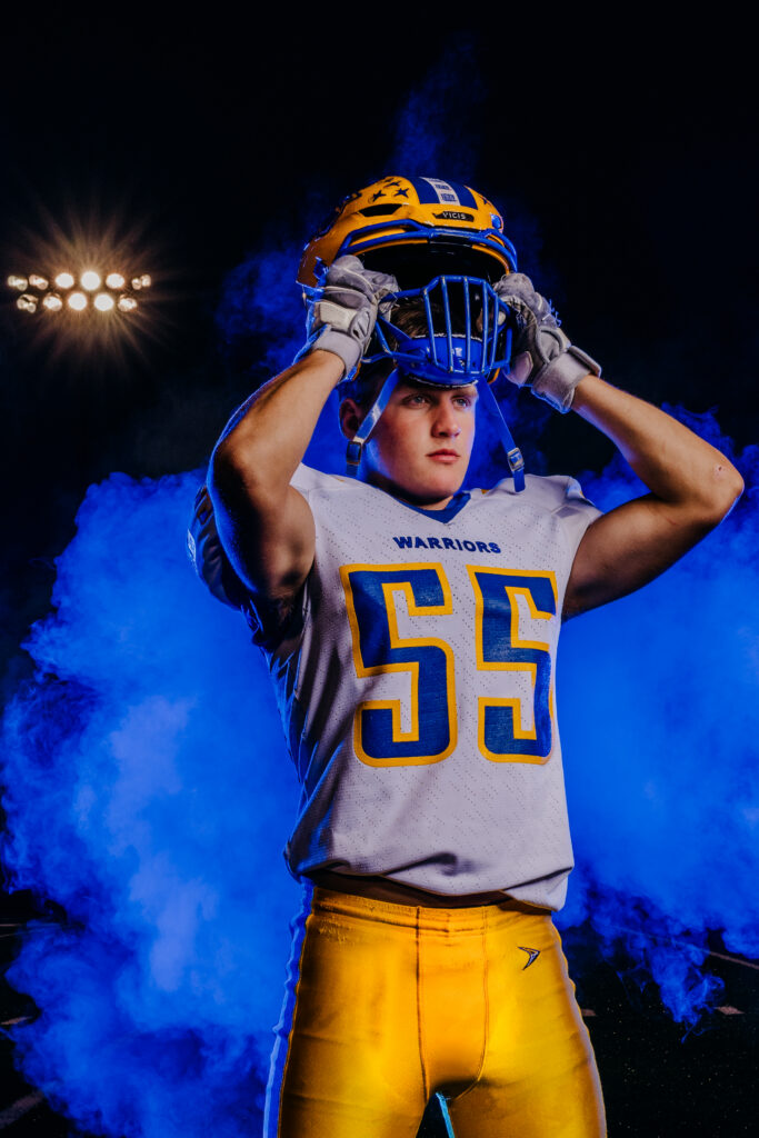 How to get the background dark in sports photography using off-camera lighting